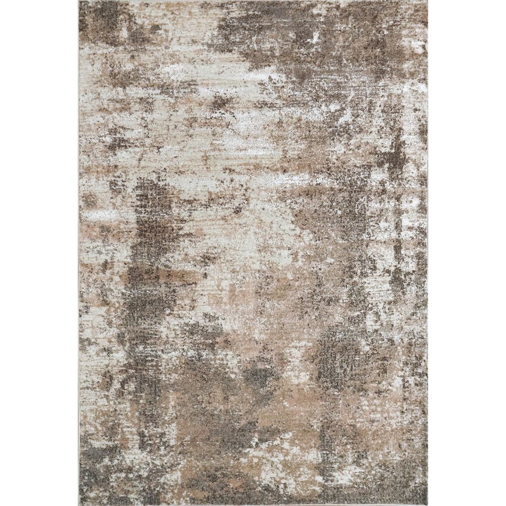 Dynamic Rugs 62006-695 Carlisle 7.10 Ft. X 10.6 Ft. Rectangle Rug in Brown/Ivory